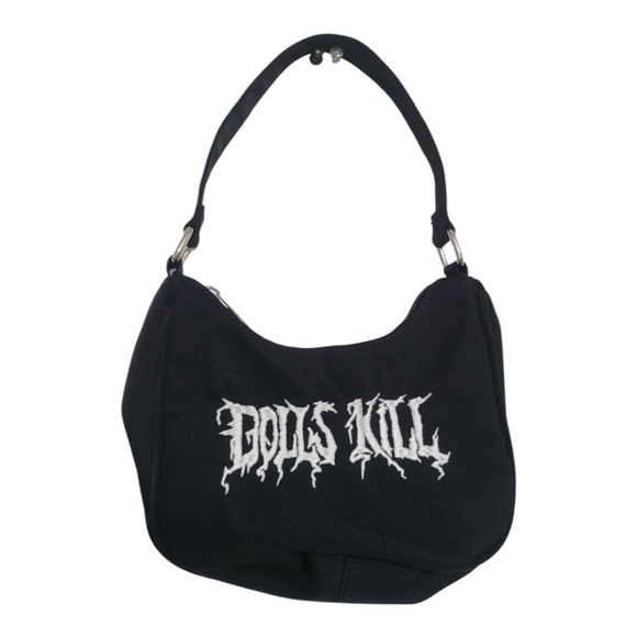 Dolls Kill Black and White mini Shoulder Bag new - Picture 1 of 3